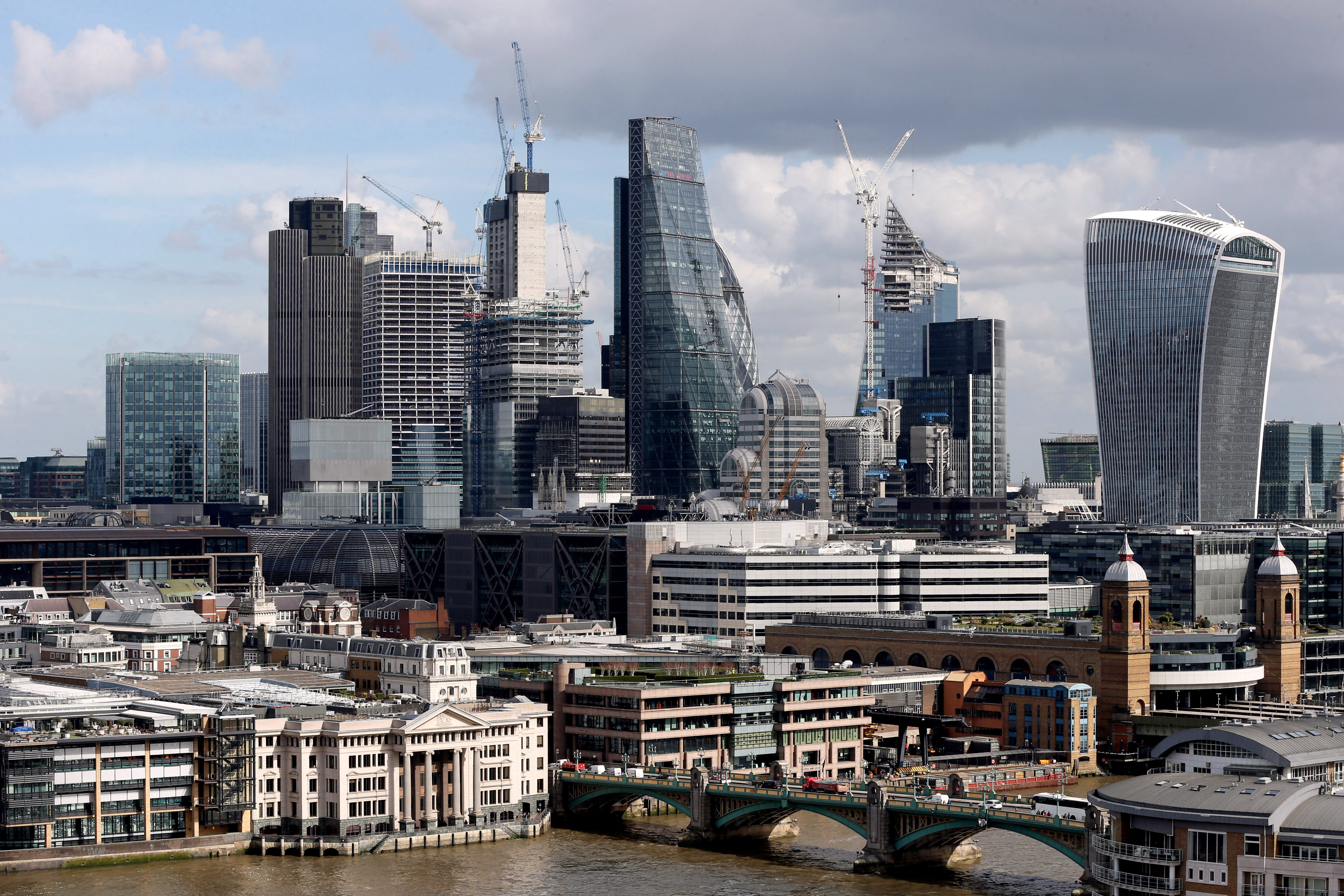 London’s markets edged a fraction lower as early positivity was pulled back by a gloomy IMF outlook and worries over gas supplies (Jonathan Brady/PA)
