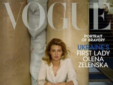 Ukraine’s First Lady Olena Zelenska covers digital issue of Vogue 