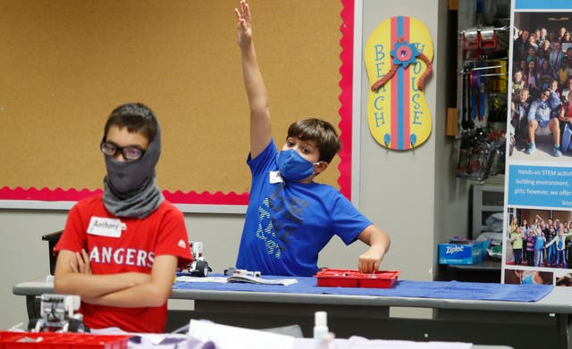 Virus Outbreak Texas School Masks