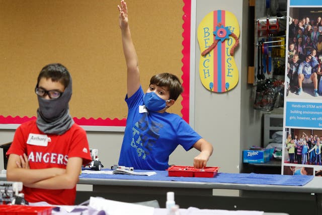 Virus Outbreak Texas School Masks