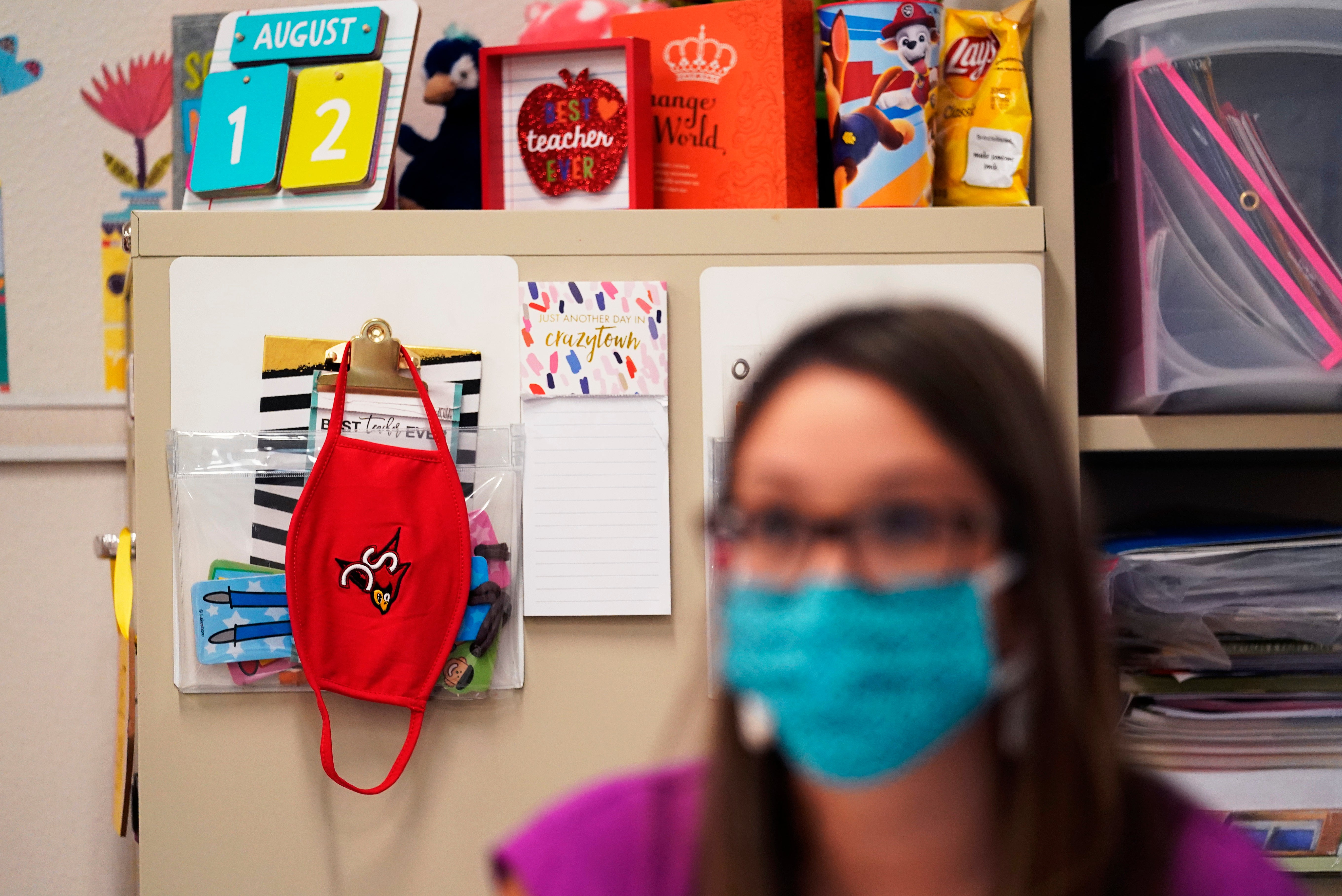 <p>Virus Outbreak Texas School Masks</p>