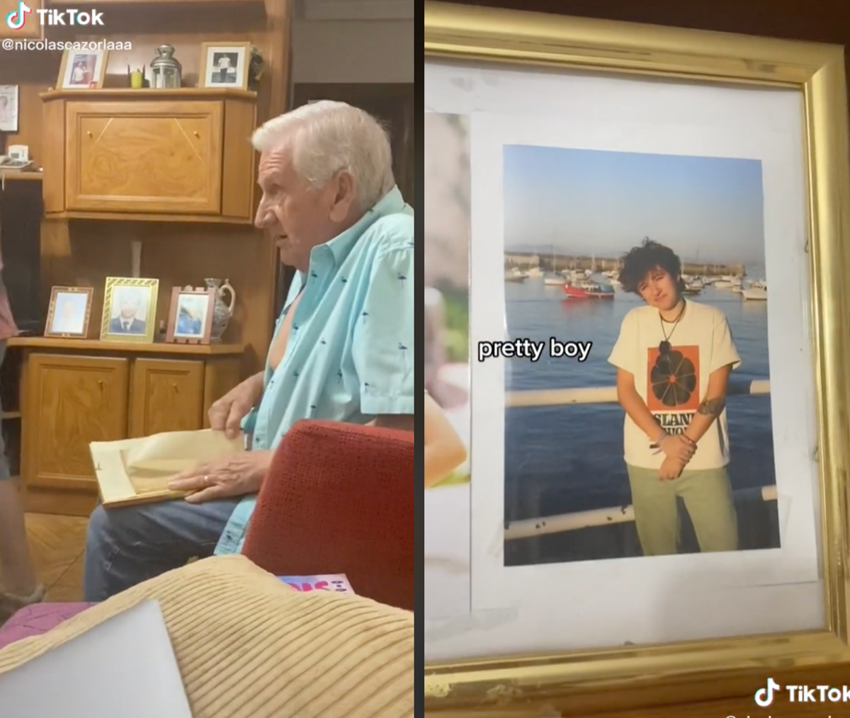 Man shares emotional moment with grandfather after he updated photo to represent grandson’s transition