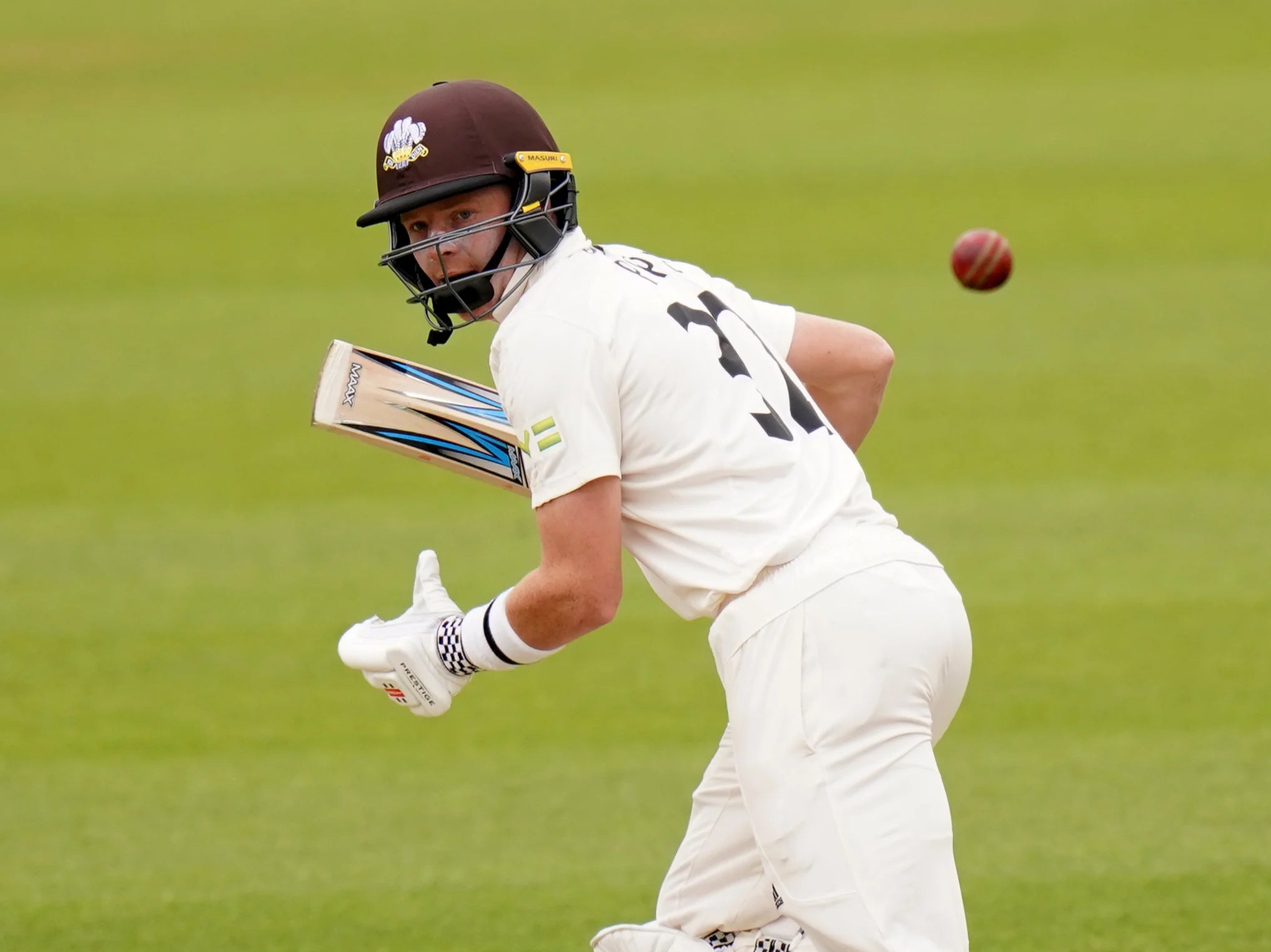 Ollie Pope led the way for Surrey in their LV= Insurance County Championship meeting with Division One rivals Warwickshire