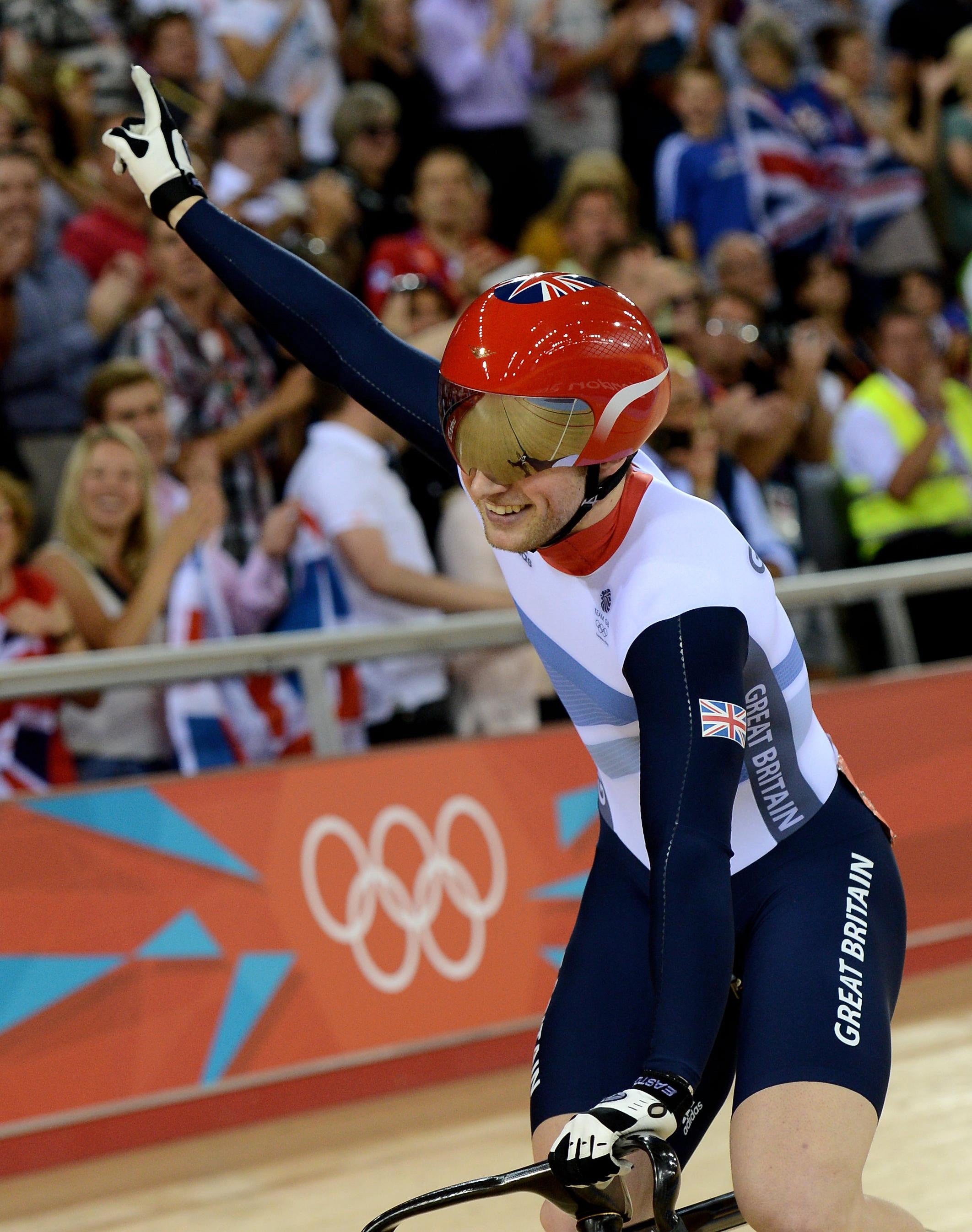 Jason Kenny claimed two gold medals for Britain in the velodrome at Olympic Park (John Giles/PA)