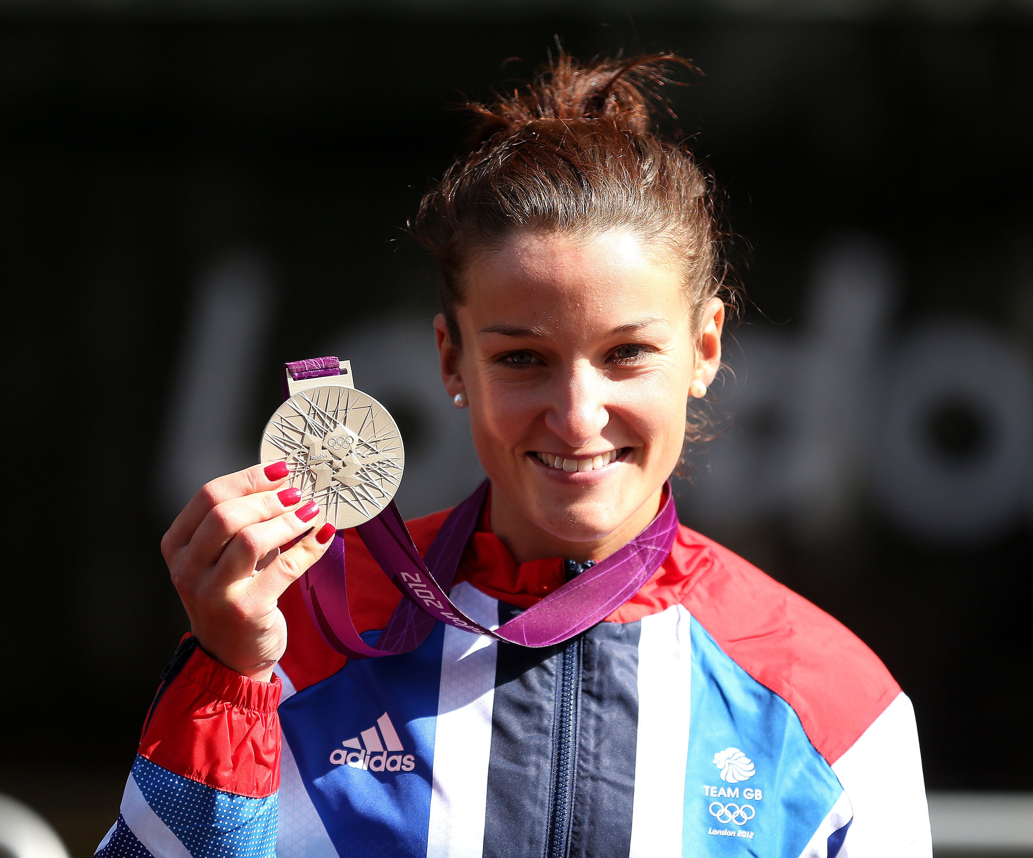 Team GB won their first London 2012 medal, with cyclist Lizzie Deignan (nee Armitstead) taking silver in the women’s road race (Mike Egerton/PA)