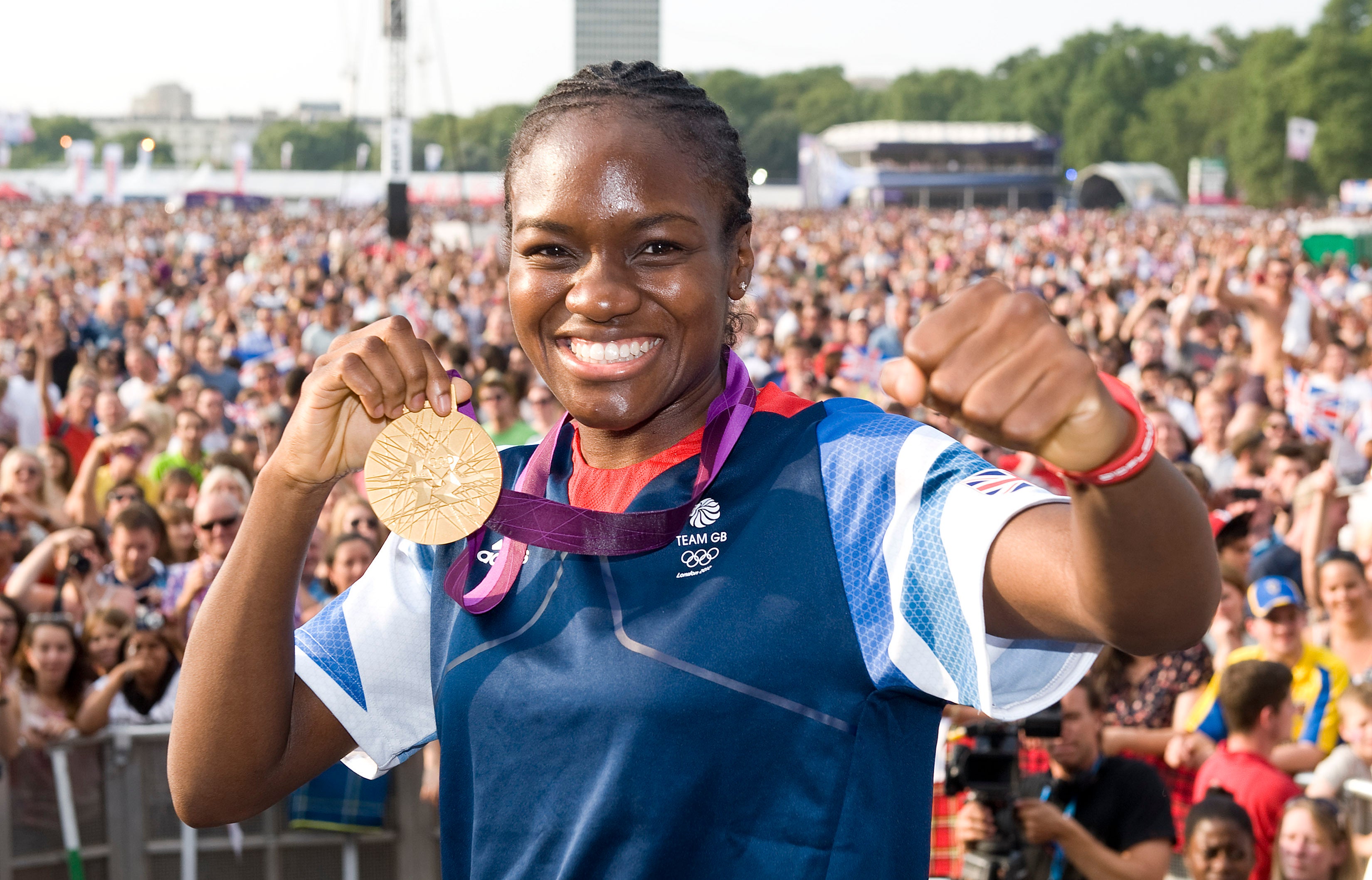 Boxer Nicola Adams would not be beaten to gold in the women’s flyweight (Ian West/PA)