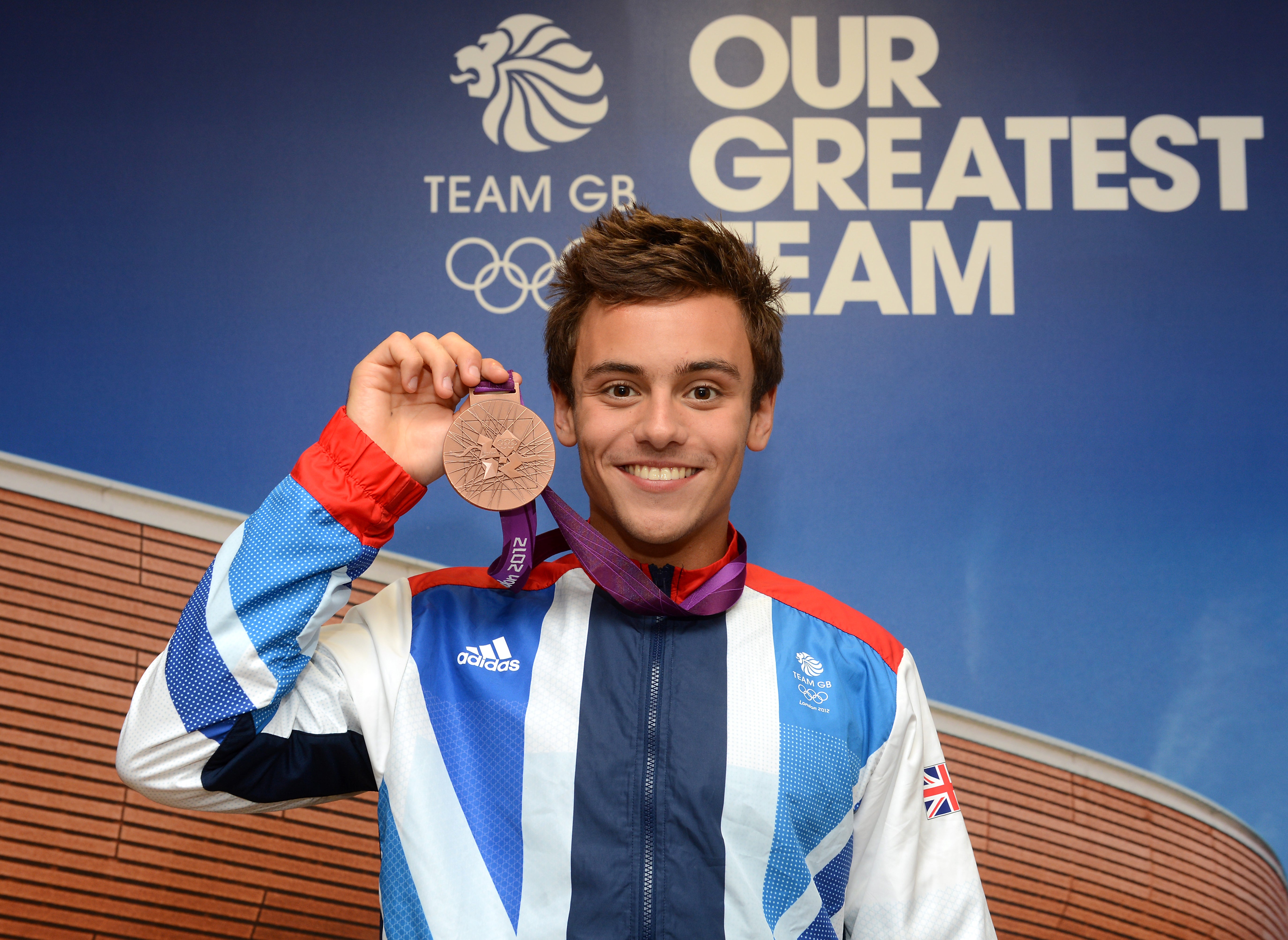 Tom Daley – then 18 – claimed bronze in the men’s 10 metre individual platform (Anthony Devlin/PA)