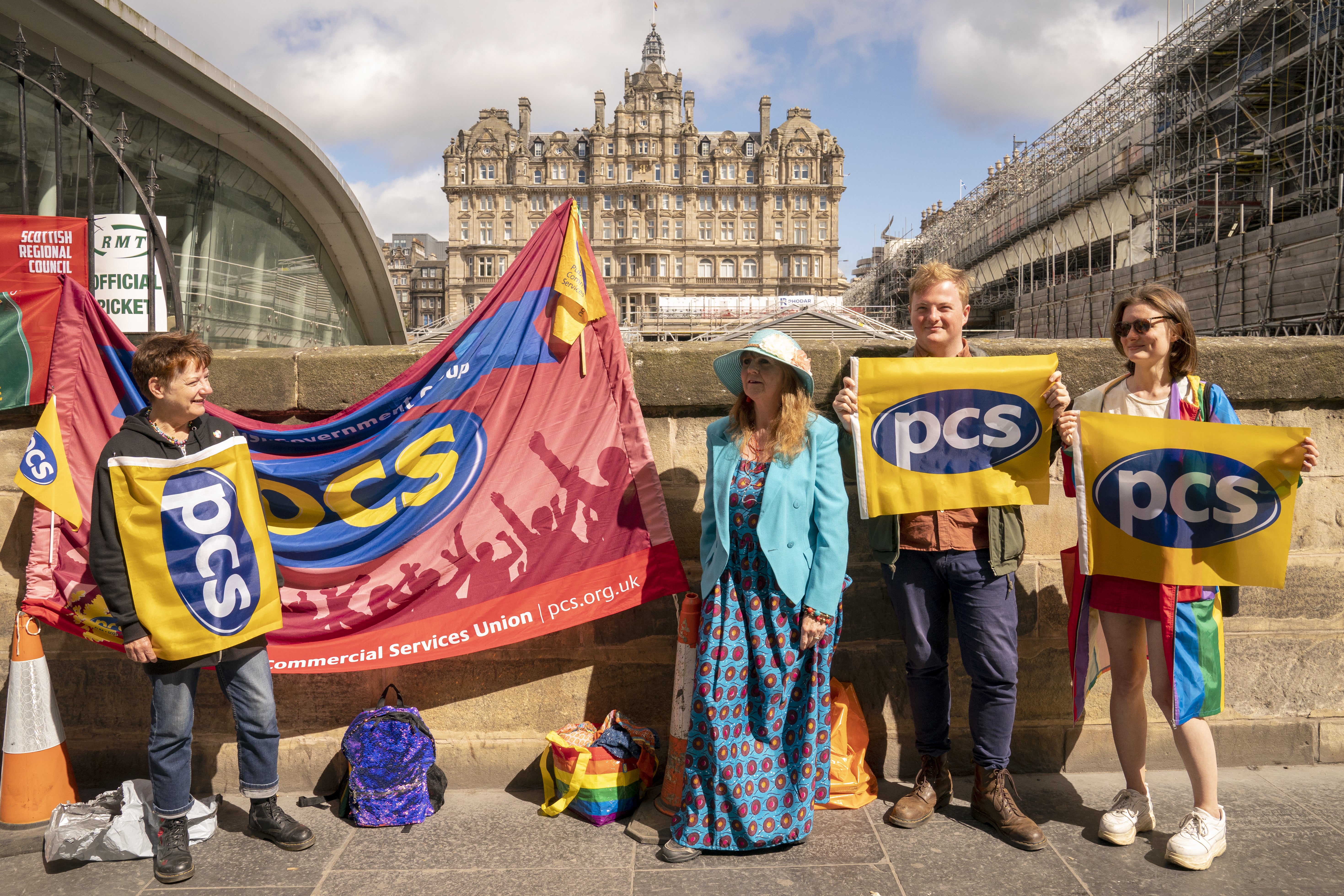 Travel chaos as thousands of rail workers strike over jobs, pay and ...