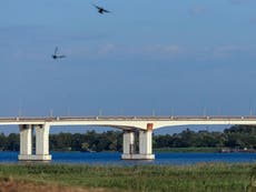 Ukraine forces strike key bridge in Russian-occupied Kherson