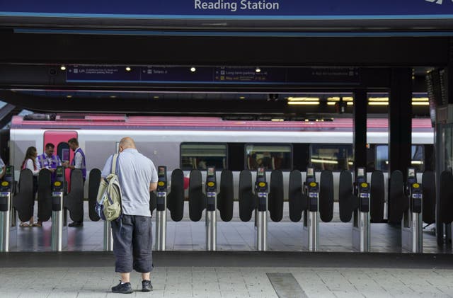 Ongoing strike action has continued to disrupt the lives of passengers across the UK (PA)