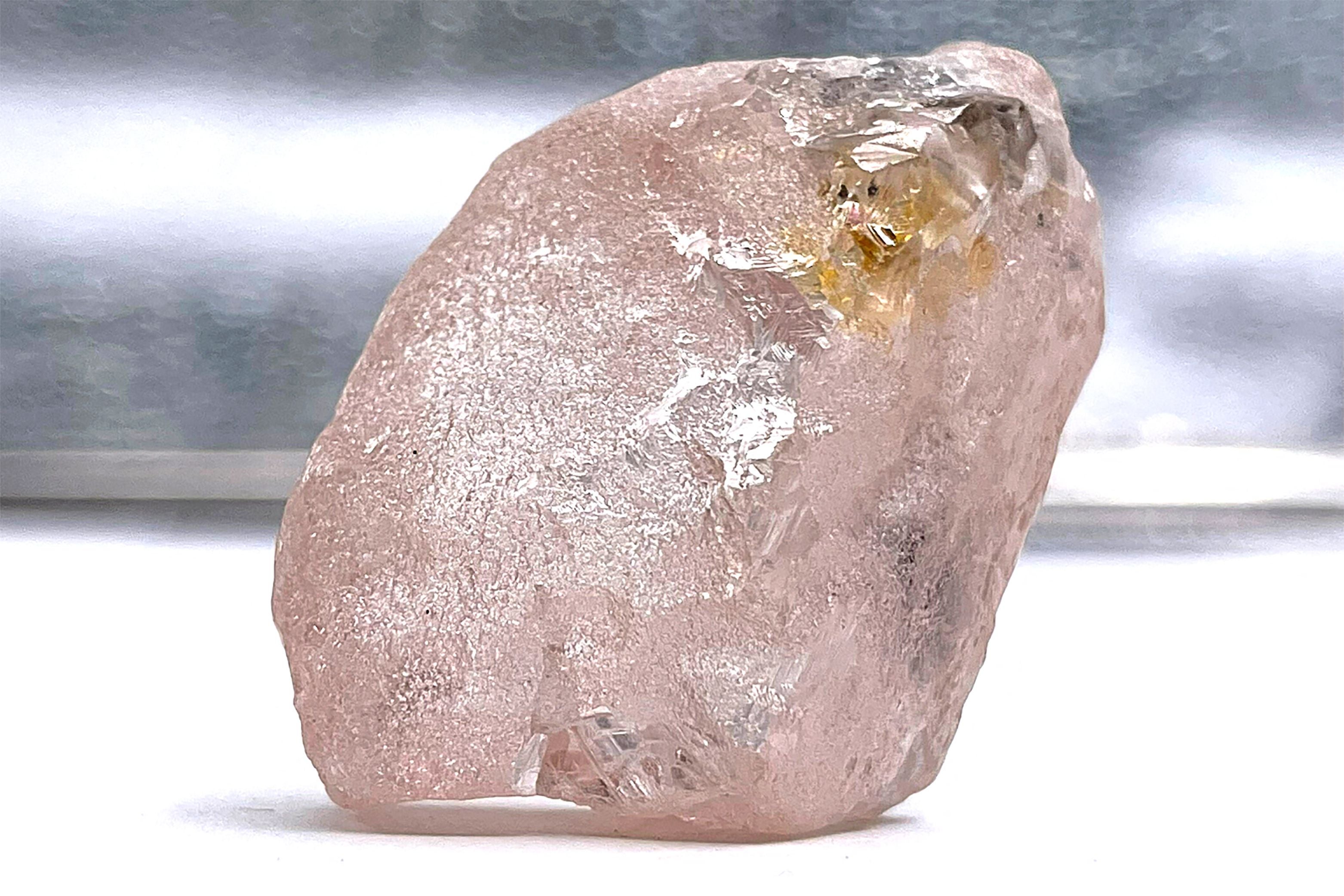 The gem was found in Angola’s diamond-rich northeast region