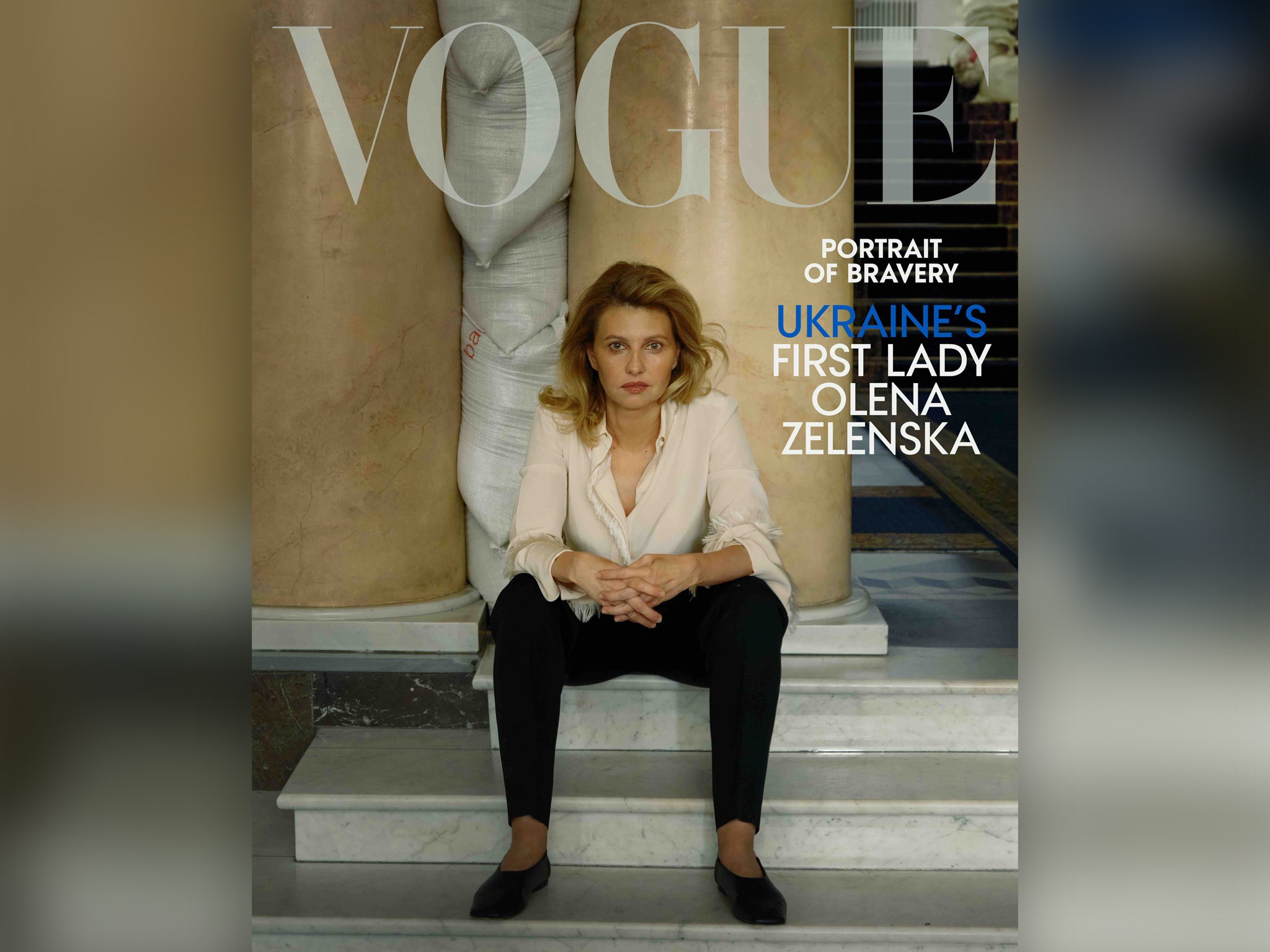 Ukraine First Lady Olena Zelenska covers digital issue of Vogue