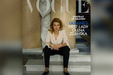 President Zelensky and wife Olena reflect on marriage in Vogue cover story: ‘She is my love’