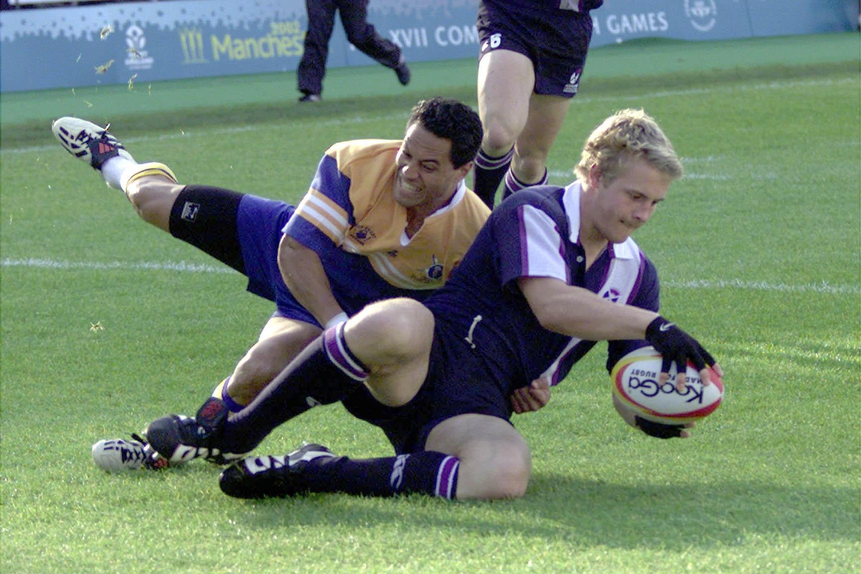 Niue competed in rugby sevens on their Games debut in Manchester in 2002 (Tom Hevezi/PA)