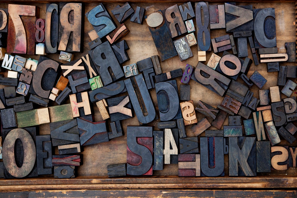 ‘Majuscule’ and ‘minuscule’ are the names for the upper- and lower-case letters used in printing