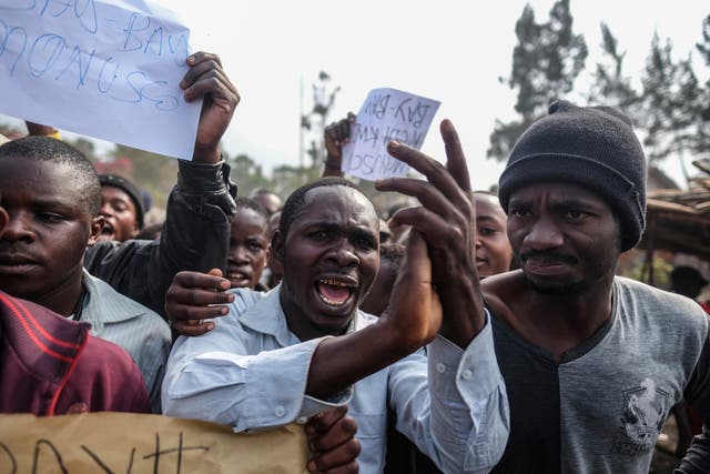 Congo Anti UN Protests