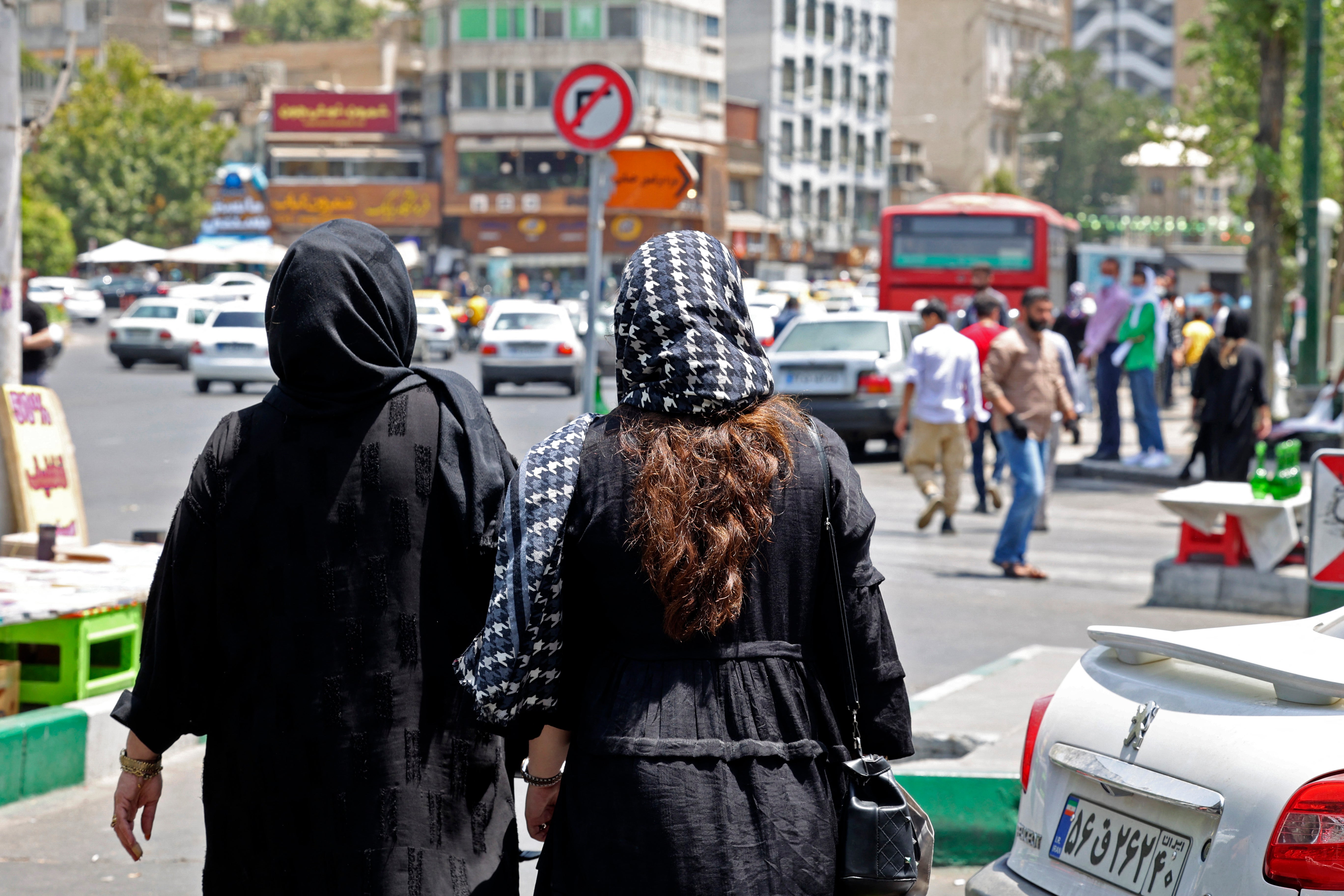 Iranian ‘morality police’ have been cracking down on women not wearing headscarves