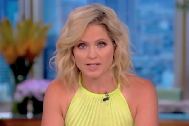 <p>‘The View’ co-host Sara Haines read a formal retraction and apology after the show seemed to tie Turning Point USA to a group of neo-Nazis who demonstrated outside its Florida event last weekend</p>