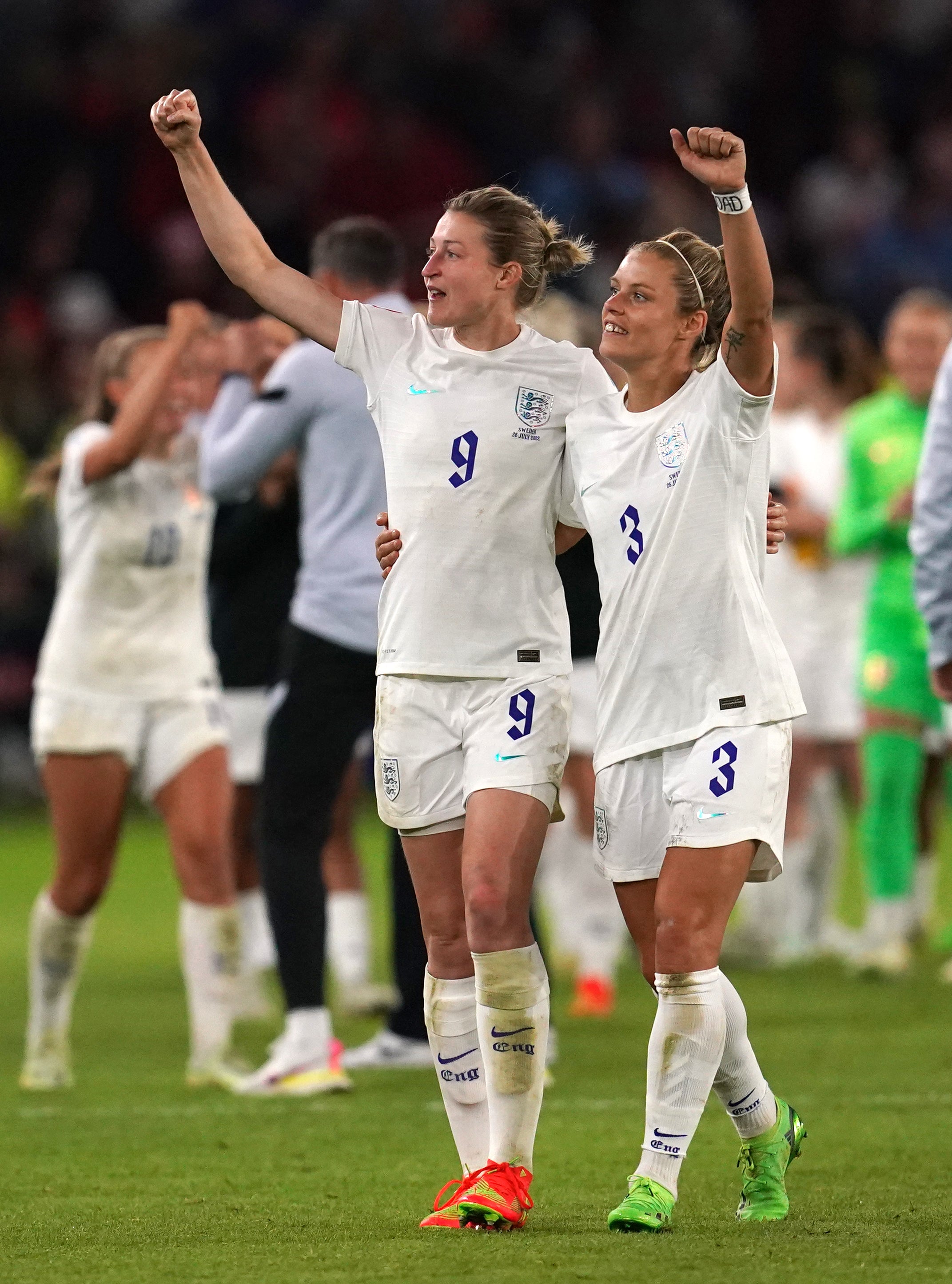 The Lionesses beat Sweden on Tuesday (Nick Potts/PA)