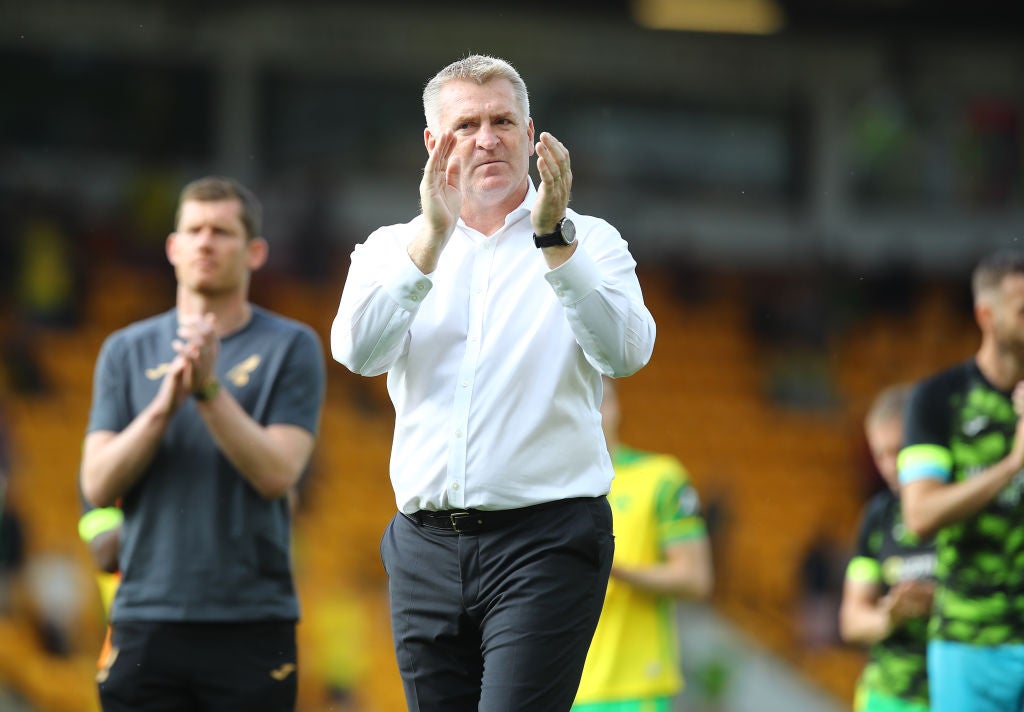 Dean Smith will be tasked with ensuring Norwich bounce back once again