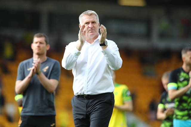 <p>Dean Smith will be tasked with ensuring Norwich bounce back once again  </p>