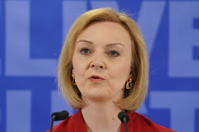 Foreign Secretary Liz Truss (Kirsty O’Connor)