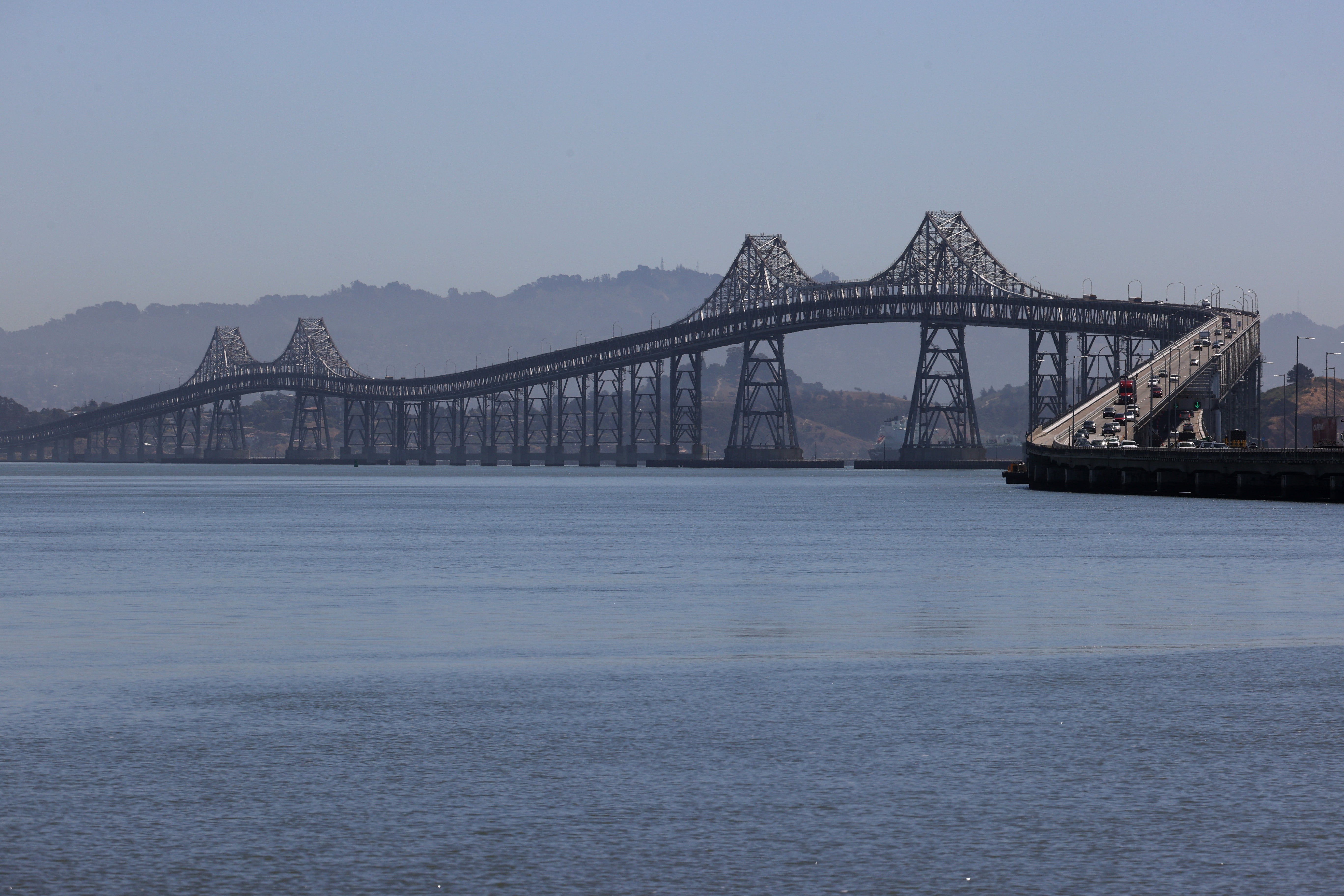 A view of the Richmond-San Rafael Bridge