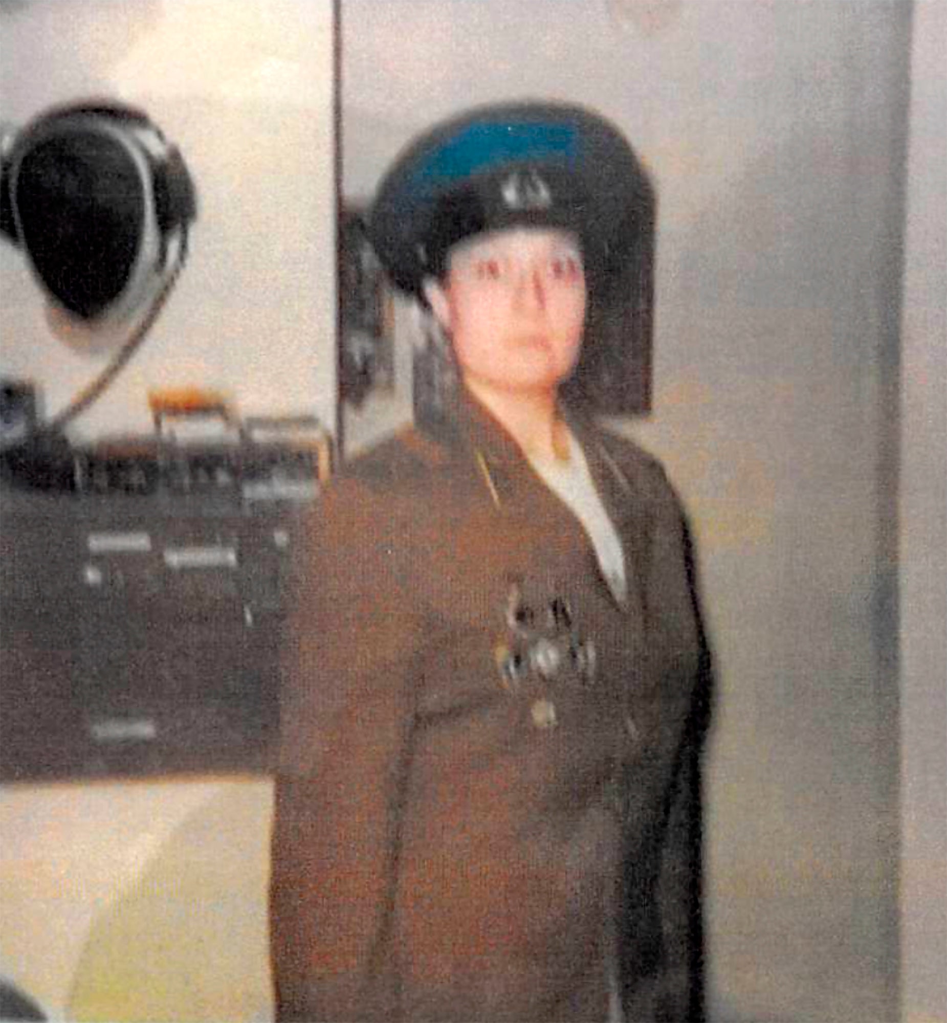 This undated photo provided by the United States District Court District of Hawaii, shows Gwynn Darle Morrison, also known as Julie Lyn Montague, purportedly in a KGB, the former Russian spy agency uniform