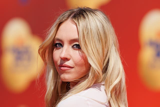 <p>‘Euphoria’ star Sydney Sweeney pictured at the 2022 MTV Movie & TV Awards in June</p>