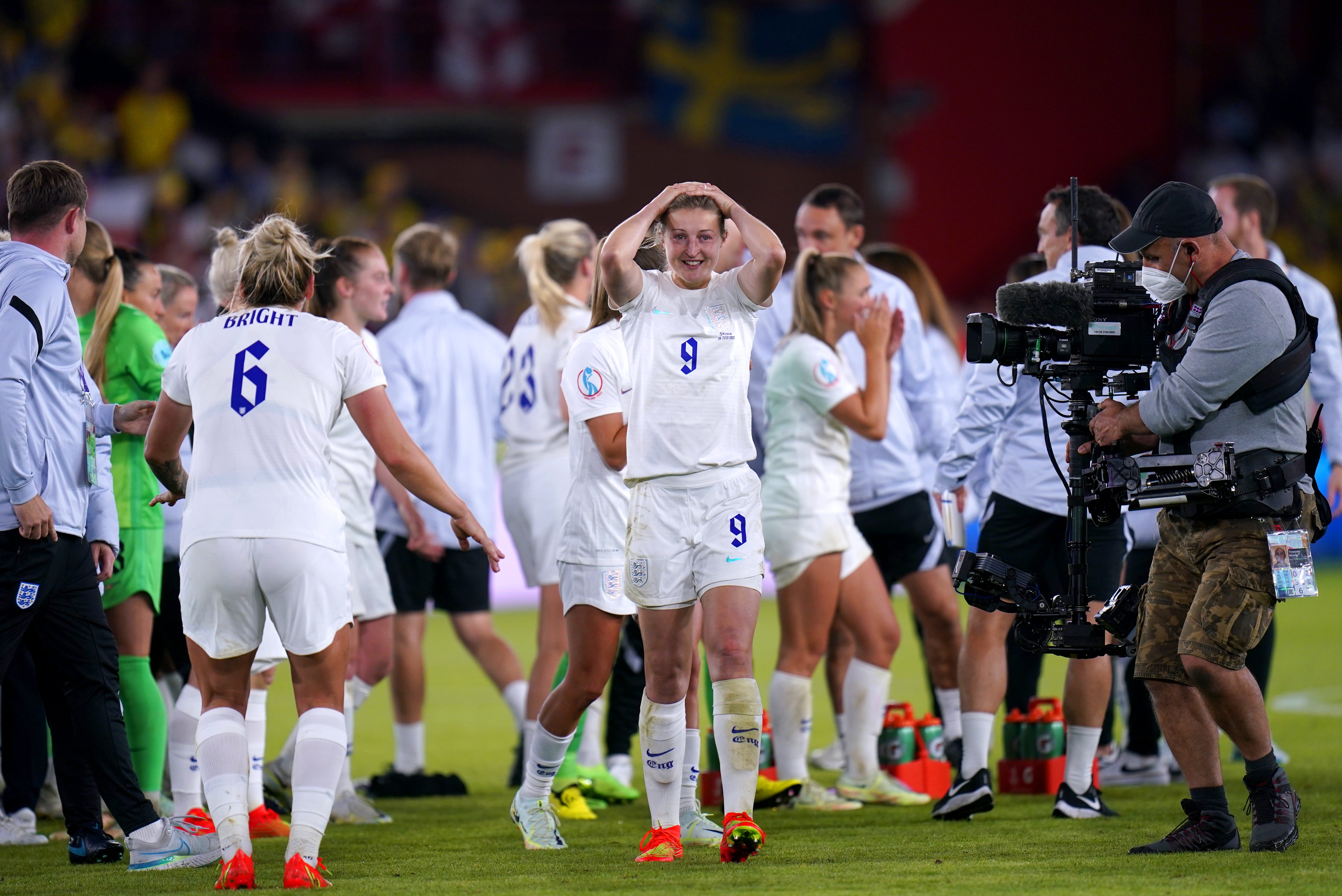 England beat Sweden to reach the Euro 2022 final (Danny Lawson/PA)