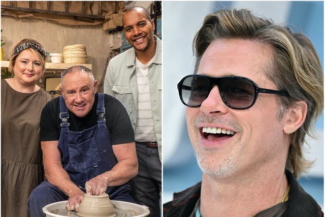 <p>‘The Great Pottery Throw Down’, and what Brad Pitt looks like while watching it (maybe)</p>