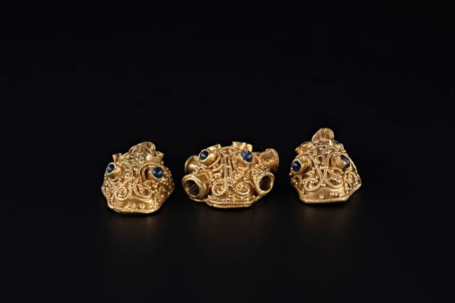 The Galloway Hoard is one of the most important UK archaeological finds of the century (National Museums Scotland/PA)