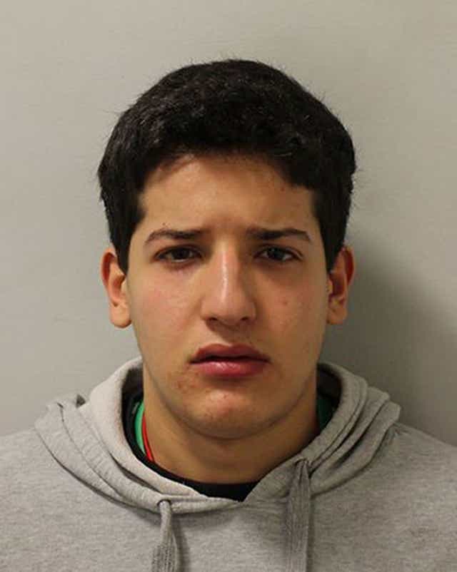 Amine Laouar has been jailed for a minimum of 38 years for killing one man and injuring two others during a spree of ‘random’ knife attacks in north London (Metropolitan Police/PA)