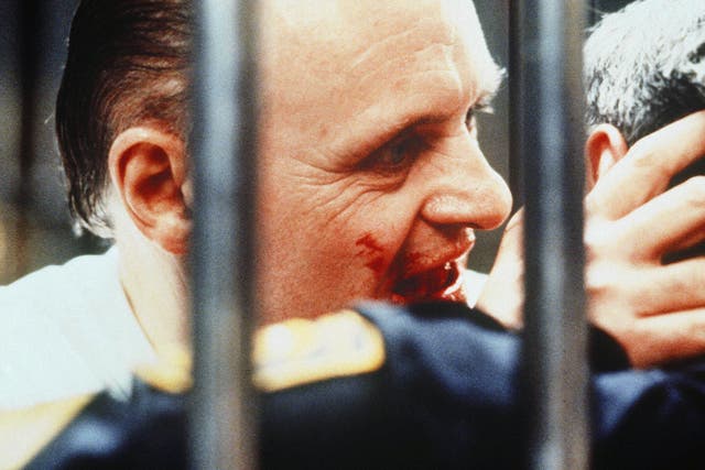 <p>Anthony Hopkins in ‘The Silence of the Lambs’ </p>
