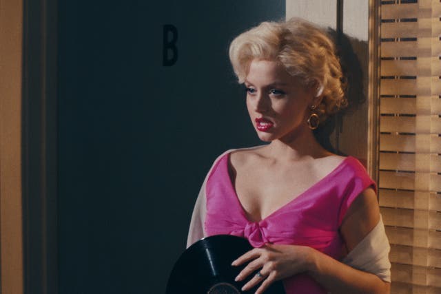 <p>Ana de Armas como Marilyn Monroe</p>