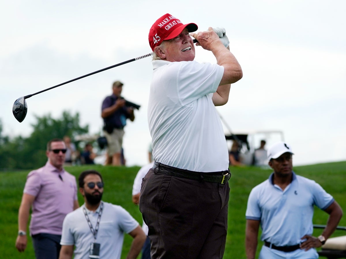 Trump news – live: Ex-president hosts Saudi-backed LIV golf series and threatens to sue CNN for defamation