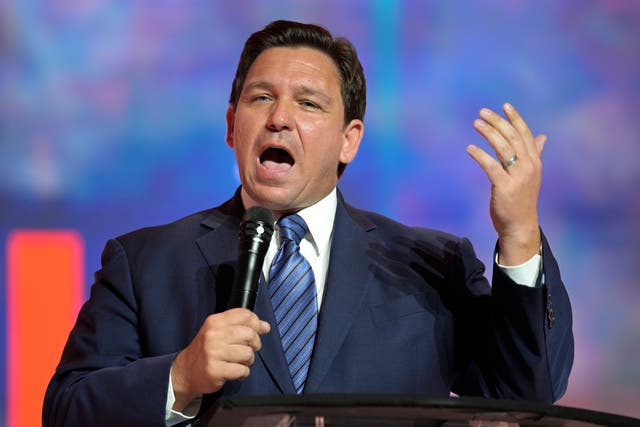 <p>File image: Florida governor Ron DeSantis says the state will not declare emergency </p>