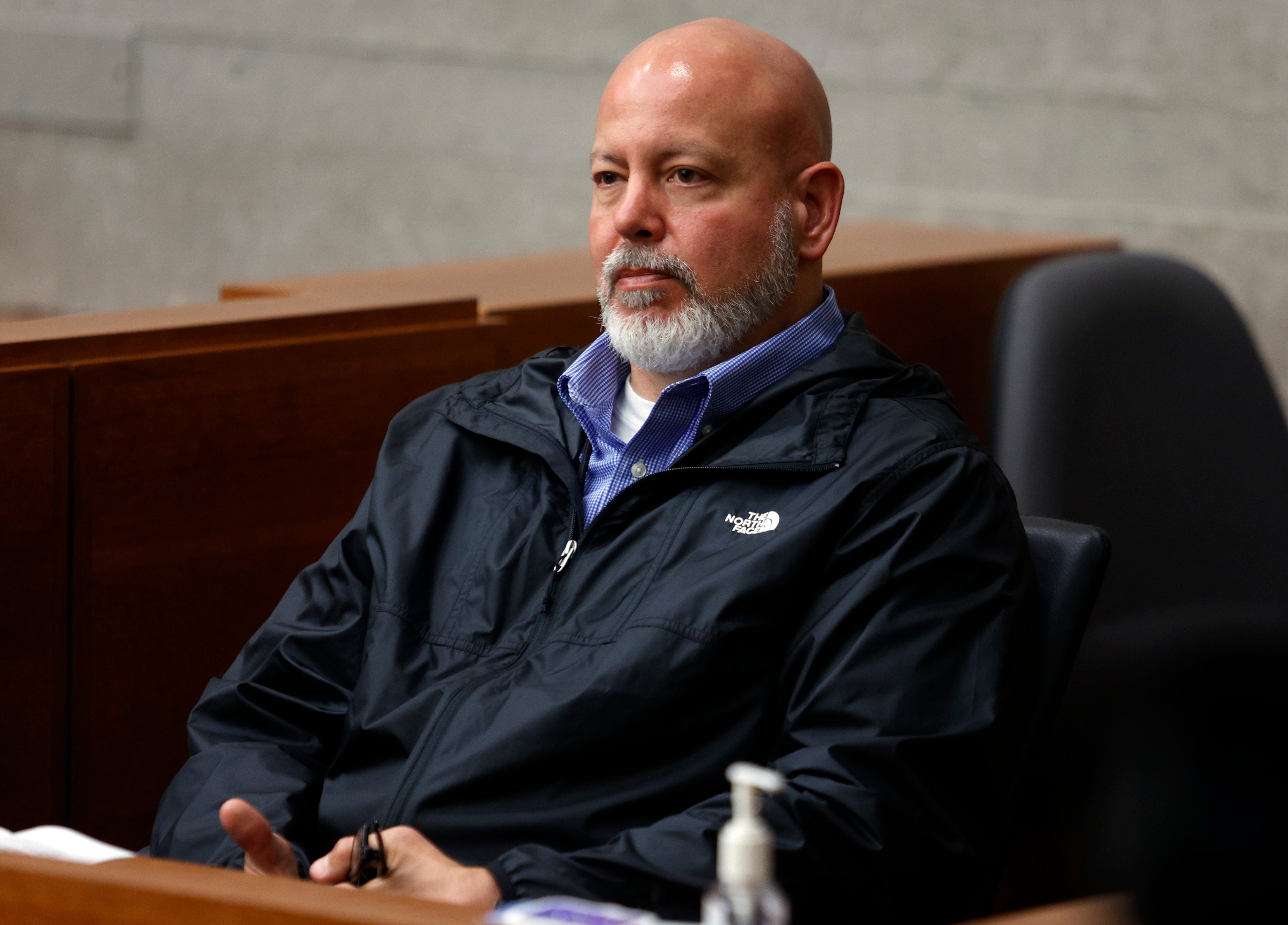 Columbus detective Jeffrey Huhn testifies during Thursday’s court hearing