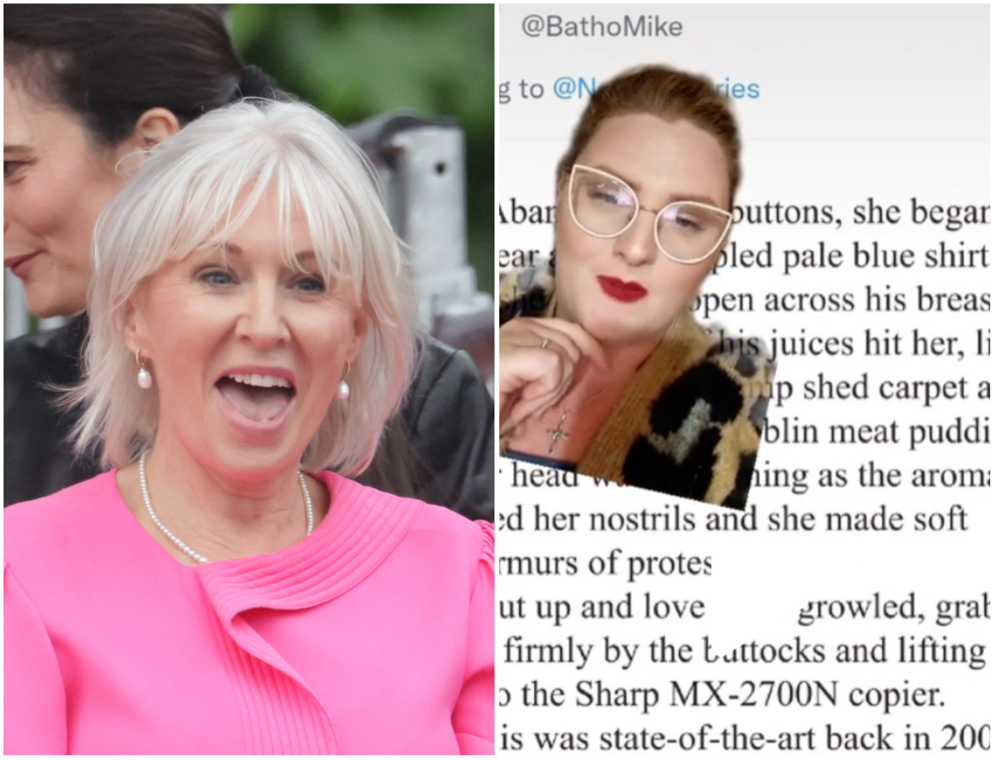 Nadine Dorries erotic novels go viral