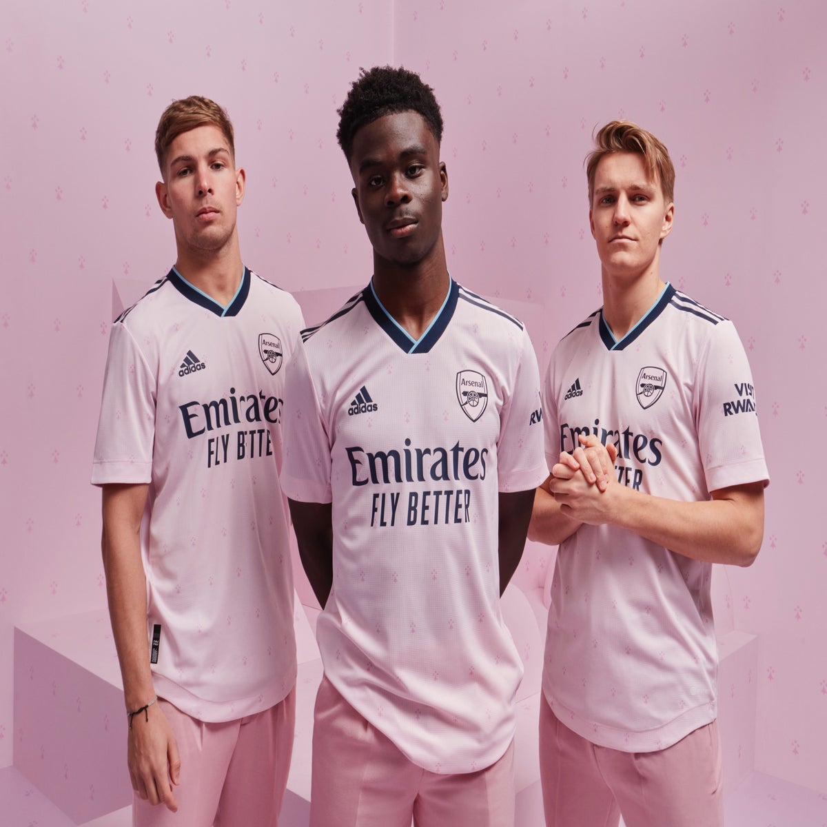 Arsenal reveal new pink third kit for 2022/23 season
