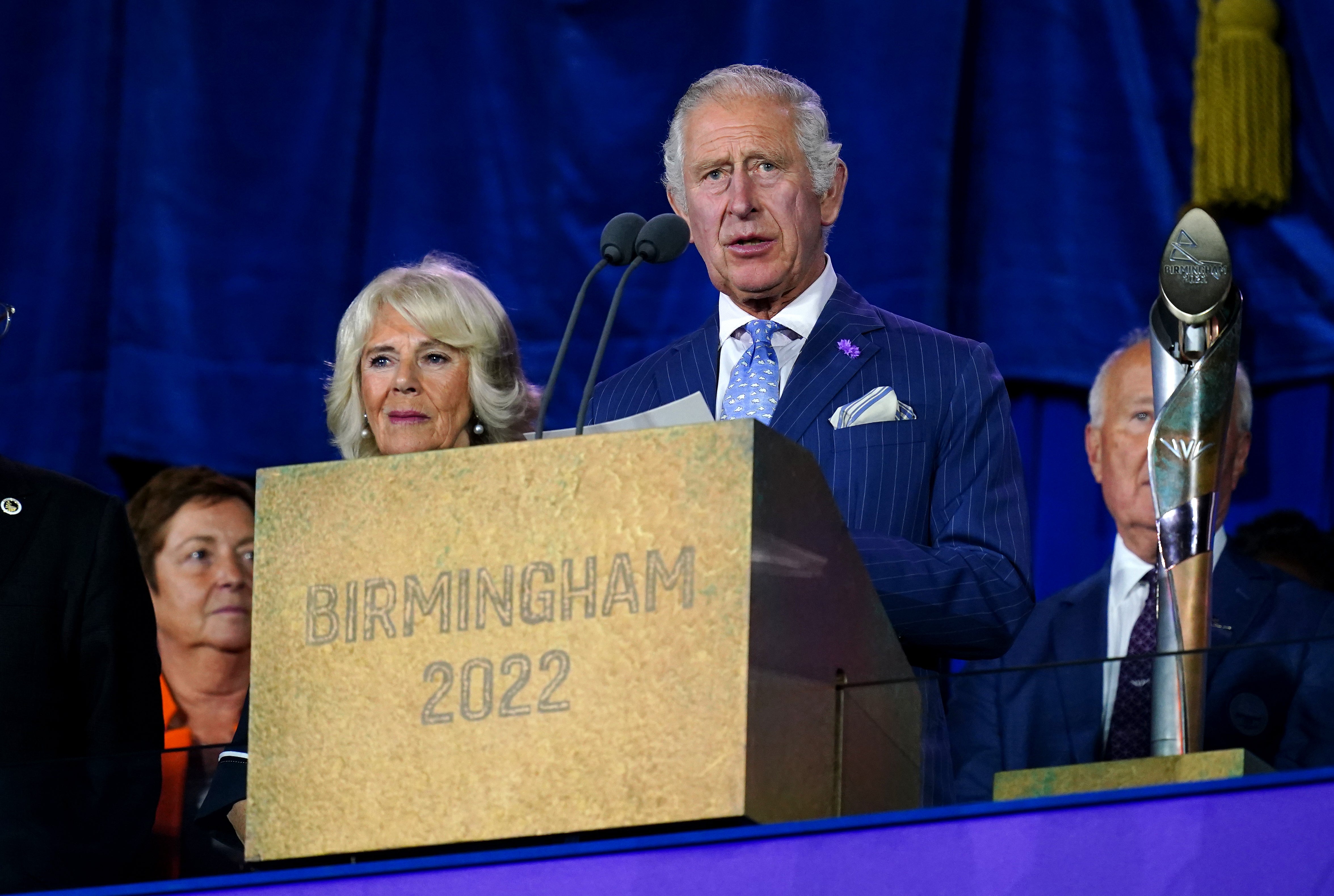 The Prince of Wales during a speech at the opening ceremony (David Davies/PA)