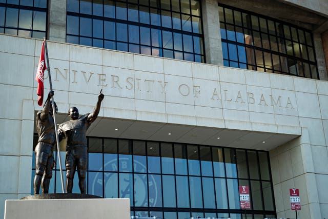<p>A player for University of Alabama’s Crimson Tide football team has been arrested </p>