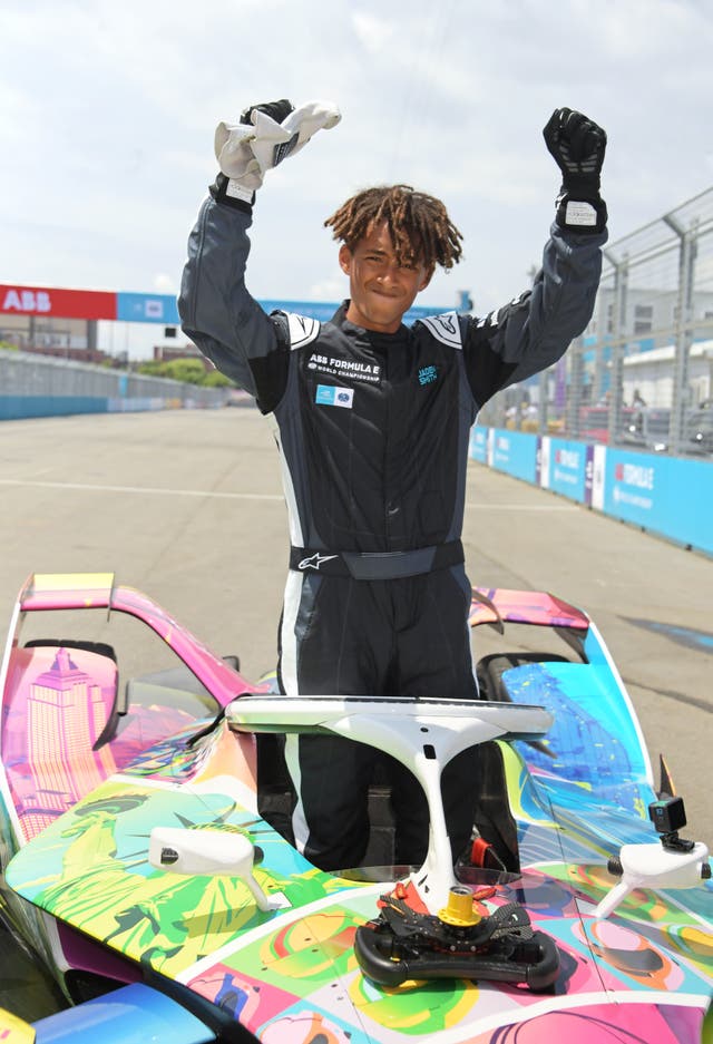 Jaden Smith says Formula E will one day be more popular than Formula One (Dave Benett/PA)
