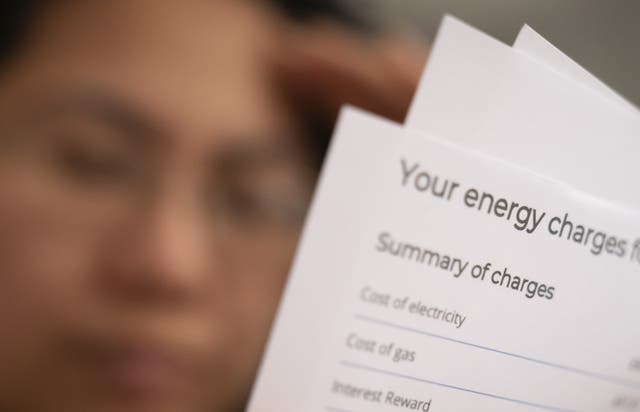 Details of how households will get £400 knocked off their energy bills this winter have been outlined by the Government (Danny Lawson/PA)