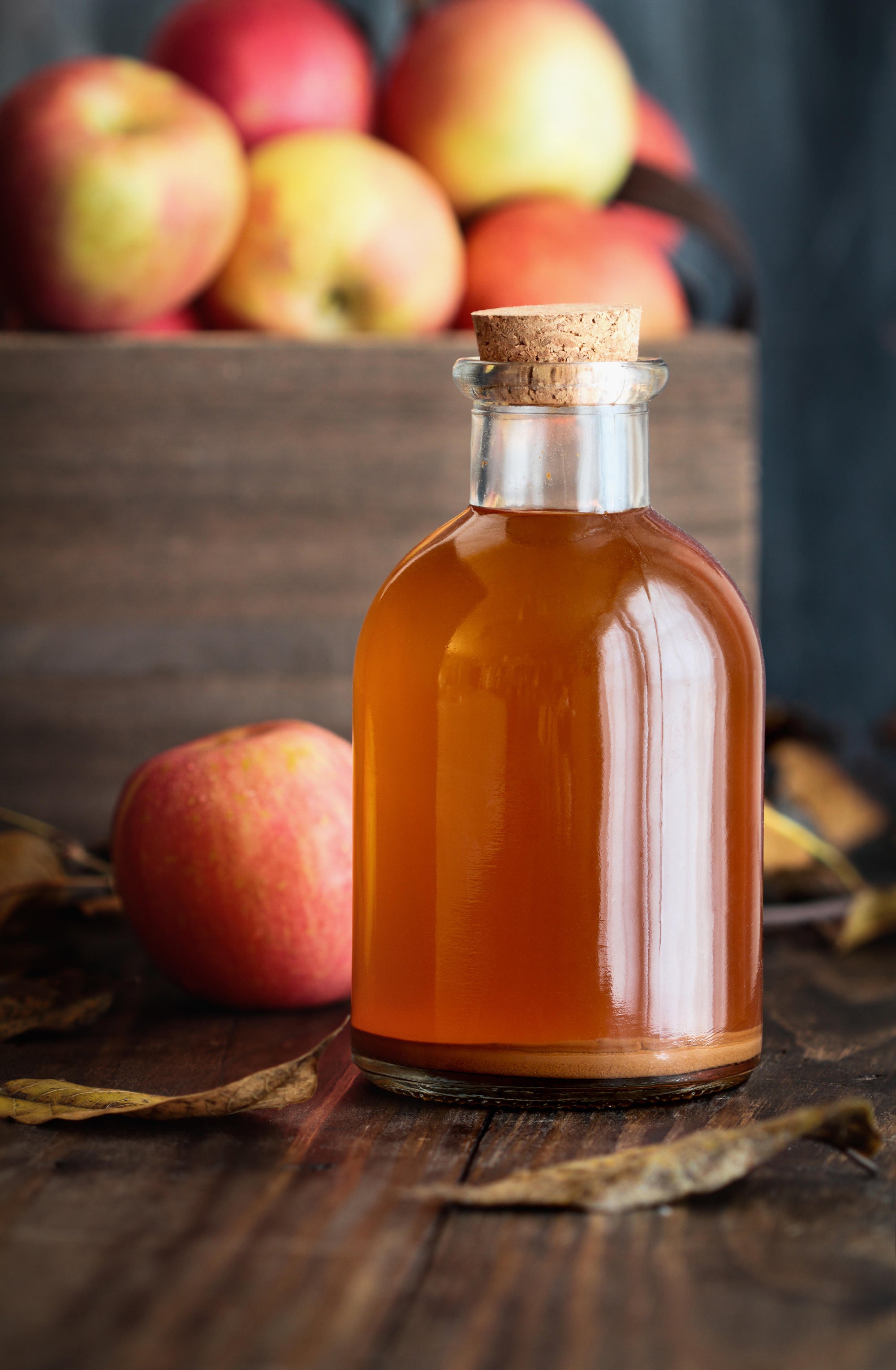 Apple cider vinegar is made by fermenting the sugar from apples (Alamy/PA)
