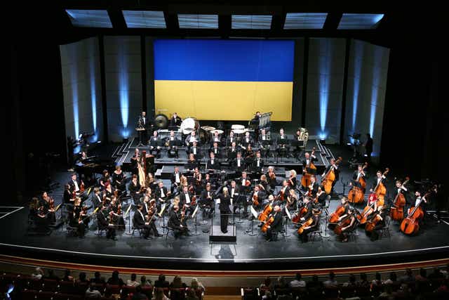 Ukrainian Freedom Orchestra (Krzysztof Bielinski Teatr Wielki/Polish National Theatre/PA)