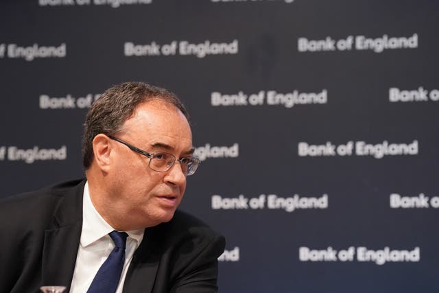 <p>Focus of interest: Bank of England boss Andrew Bailey</p>