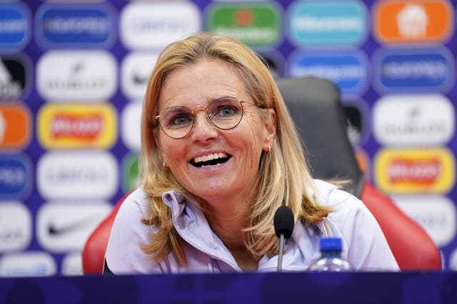 England head coach Sarina Wiegman would become a back-to-back European champion with victory in Sunday’s final (Danny Lawson/PA)