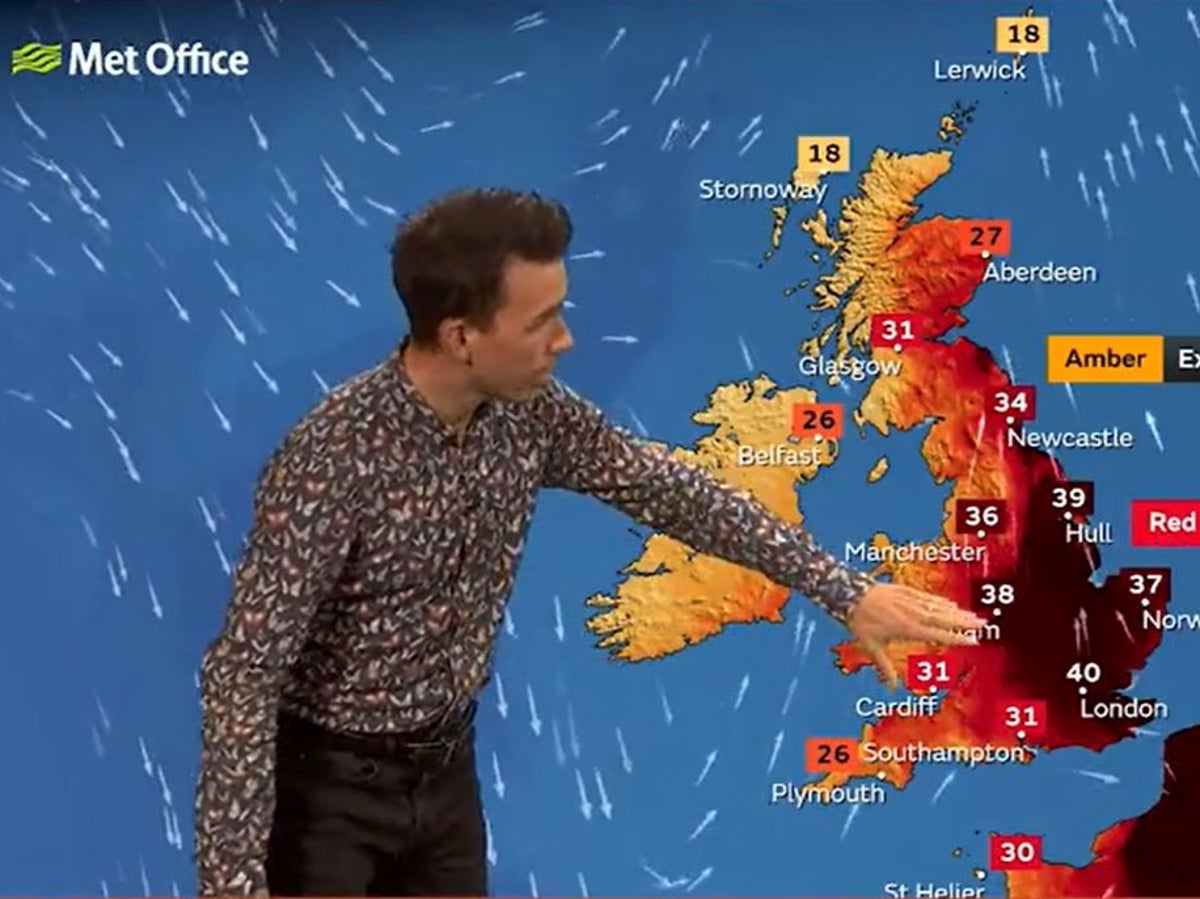 UK heatwave: Weather forecasters bombarded with ‘unprecedented’ abuse for reporting facts on climate crisis