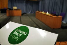 £100,000 must go to infected blood victims and bereaved partners – inquiry head